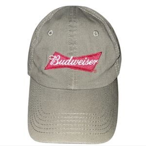Budweiser Strapback Hat For Those Who Serve This Bud's For You Green/Camo NWOT
